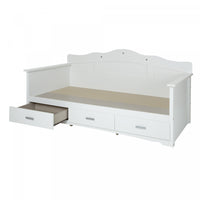 Tiara Daybed With Storage - Pure White 