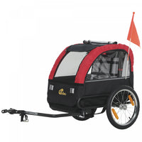 Qaba Bike Trailer for Kids, Baby Bicycle Trailer with 16