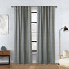 Habitat Odessa Grey Light Filtering Dual Header Curtain Panel - 52 x 95