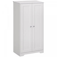 HOMCOM Kitchen Storage Cabinet, Freestanding Pantry Cabinet, White