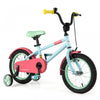Costway 14\" Kids Bike With Adjustable Saddle Handlebar Removable Training Wheels Handbrake Red