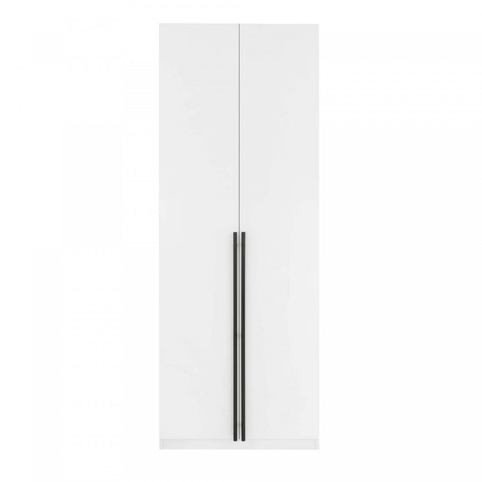 Lee Modern 32\" Wardrobe Closet in White Armoire
