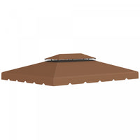 Outsunny 13.1' X 9.8' Gazebo Replacement Canopy, Gazebo Top Cover With Double Vented Roof For Garden