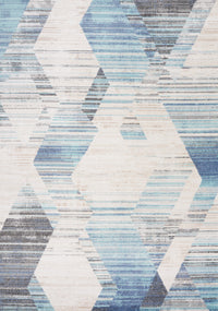 Fitzgerald Distressed Geometric Area Rug - 7'10