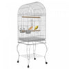 Pawhut 60" Bird Cage Open Top For Finches, Canaries, Budgies, With Rolling Stand, Removable Tray, St|Pawhut Cage A Oiseaux A Dessus Ouvert De 60" Pour Pinsons, Canaris, Perruches, Avec Support Roulant,
