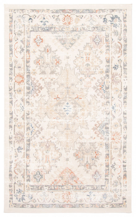 Rococo Ivory Area Rug - 5'0\" X 8'0\"  