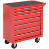Homcom 7 Drawer Lockable Steel Tool Chest With Handle