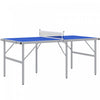 Soozier Ping Pong Table Set With Net Paddles Balls For Outdoor Indoor Blue|Soozier Set De Table De Ping Pong Avec Filet, Pagaies Et Balles