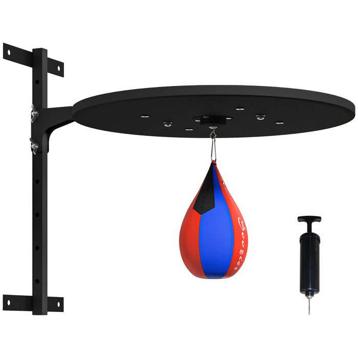 Soozier Wall Mounted Speed Bag Platform, Height Adjustable Punching Bag