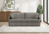 Sleeper Sofa, 78" Length, Convertible Sofa Bed, Light Brown Fabric, Contemporary, Modern Sleeper Sofa | Canape Lit Convertible, 78" Longueur, Tissu Marron Clair, Contemporain, Moderne