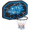 Soozier Wall Mounted Basketball Hoop Basketball Rim & Basketball Backboard