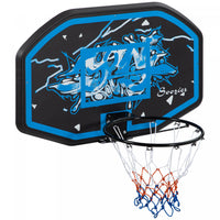 Soozier Wall Mounted Basketball Hoop Basketball Rim & Basketball Backboard