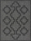 Esina Transitional 8'0\" x 10'0\" Area Rug in Grey Indoor Area Rug
