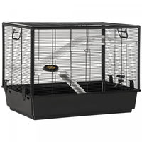 Pawhut 3-tier Hamster Cage, Guinea Pig Cage, Pet Chinchillas Play House Indoor With Accessories Food