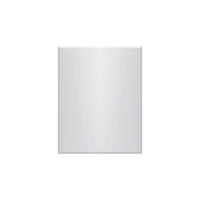 Dovetail 22 Inch Frameless Rectangular Mirror In Chrome 