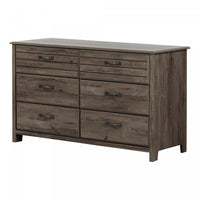 Ulysses 6-Drawer Dresser Fall Oak - South Shore 