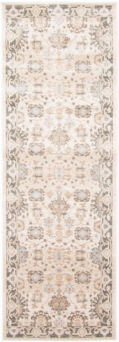 Gloria Ivory Runner Area Rug - 2'8\" X 8'2\"  