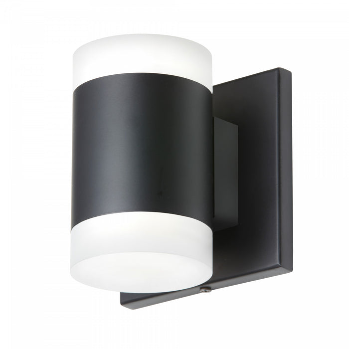 Dainolite Wilson 2 Light Wall Sconce 14w Matte Black Lamp