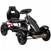 Aosom Pedal Go Kart For Kids, Pedal Powered Ride-On Car With Adjustable Bucket, Handbrake, 4 Rubber |Aosom Kart A Pedales Pour Enfants, Voiture A Pedales Avec Seau Reglable, Frein A Main, 4 Roues En Ca