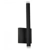 Dainolite Wilson Wall Sconce 10w LED Matte Black Frosted Acrylic Diffuser Lamp