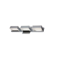 Dainolite Viola 3 Light LED Wall Vanity Light Polished Chrome Finish Lamp