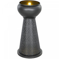 Outsunny Outdoor Water Fountain Waterfall Fountain With Led, Multi-colour