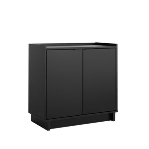 Prepac Simply Modern 2-Door Console Buffet - Black