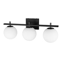 Dainolite Vivaldi 3 Light Vanity Light Matte Black Lamp