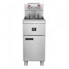 FORNO Commerciale Natural Gas Deep Fryer, 4 Burners 120,000 BTU, 50 lbs Oil Capacity - FCMGF0023 | Friteuse a gaz naturel Commerciale, 4 bruleurs (120 000 BTU), capacite d'huile de 50 lb – FCMGF0023