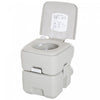 Homcom Outdoor Portable Travel Toilet Flushable Tank