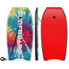 Costway 33\" Lightweight Body Board With Eps Core Xpe Deck Hdpe Bottom Crescent Tail Colorful