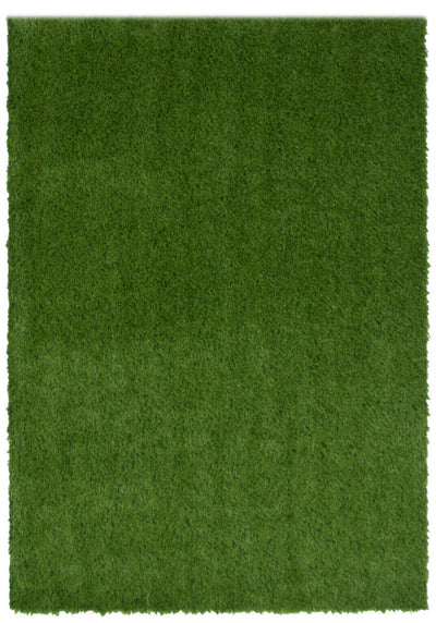 Contemporary 6'0" x 9'0" Faux Grass Rug in Green Outdoor Area Rug | Tapis en Gazon Synthetique Contemporain 6'0" x 9'0" en Vert