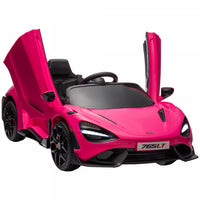 Qaba Mclaren 765lt Licensed 12v Ride On Car, Battery Powered Ride-On Kids Electric Car With Scissor 