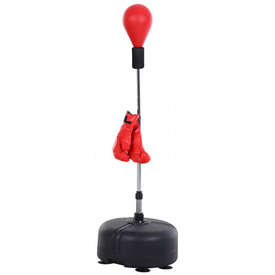 Soozier Punching Bag, Boxing Bag Set With 6 Suction Cups And Boxing Gloves