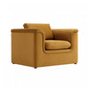Haven Contemporary Modern Upholstered Accent Chair in Harvest Gold | Fauteuil d’appoint contemporain et moderne Haven, tapisse, couleur or recolte