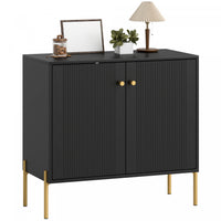 HOMCOM Sideboard with Fluted Doors, 32
