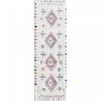 Lola Diamond Shag Area Rug - 2'7