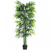 Outsunny 6FT Artificial Bamboo Tree Fake Plant in Pot Indoor Decor