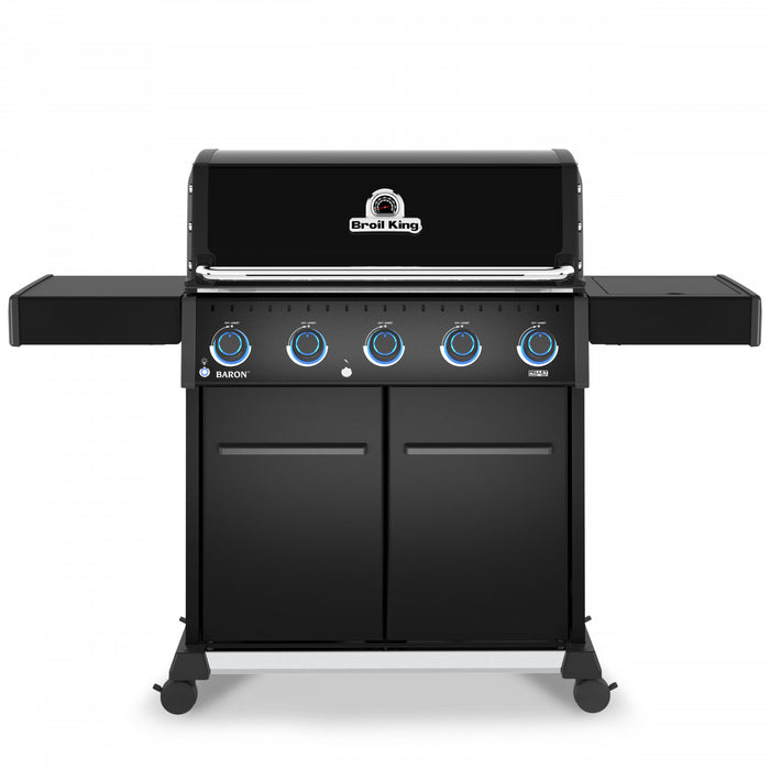 Broil King Baron 520 Pro Shadow 5-Burner 45,000-BTU Natural Gas BBQ - 675117 Grill
