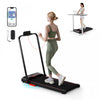 Costway 3 In 1 Folding Treadmill With Remote Control Led Display And App For Home Red