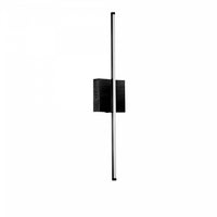 Dainolite Array LED Wall Sconce Vertical 19w Matte Black White Acrylic Diffuser Lamp