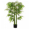 HOMCOM 4.6' Artificial Bamboo Tree Fake Plant in Pot Indoor Decoration
