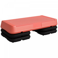 Soozier Adjustable Aerobic Stepper, 3-Level Exercise Step Platform with Risers 4