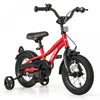 Costway 12\" Kids Bike For 3-4 Years Old Boys & Girls With Adjustable Seat Handbrake Reflectors Red
