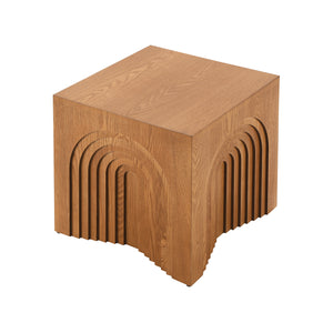 Grace Rustic End Table,Brown