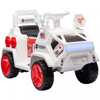 Qaba Electric Car For Kids, 6v Battery Powered Ride-On Mars Rover Ride On Car With Sci-fi Sounds, Mu