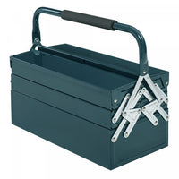 Durhand Portable 5-tray Metal Tool Box