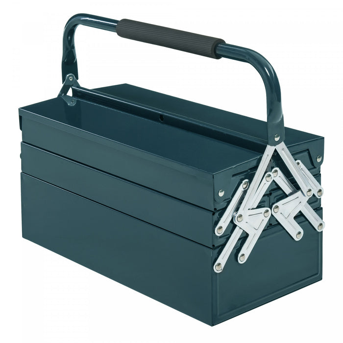 Durhand Portable 5-tray Metal Tool Box