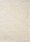 Napa Curves Shag Area Rug - 5'3