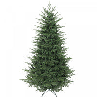 HOMCOM 7 ft Christmas Tree, Full Realistic Ponderosa Fir, Easy Assembly